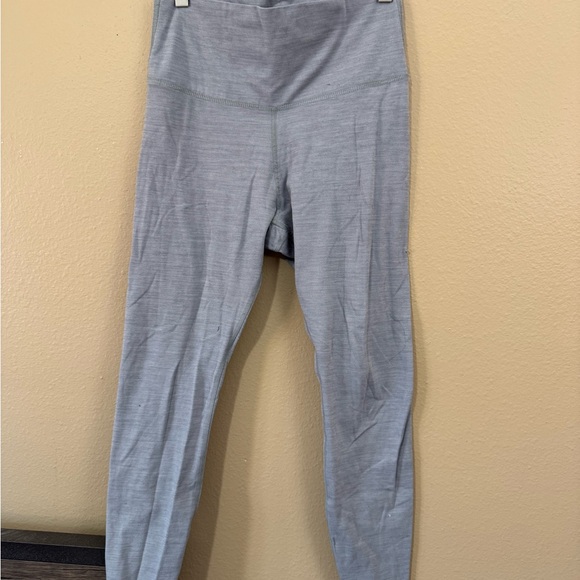 Nike Dri Fit Gray High Waited Leggings M - Picture 1 of 7